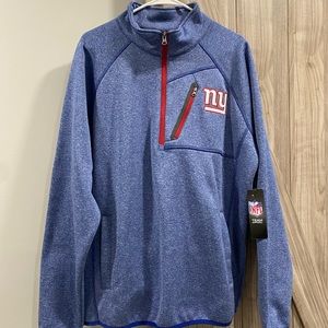 NFL giants mens quarter zip